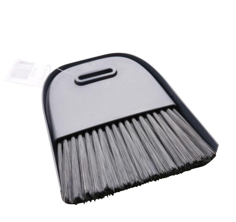 Kehrgarnitur Kamin, dunkelgrau