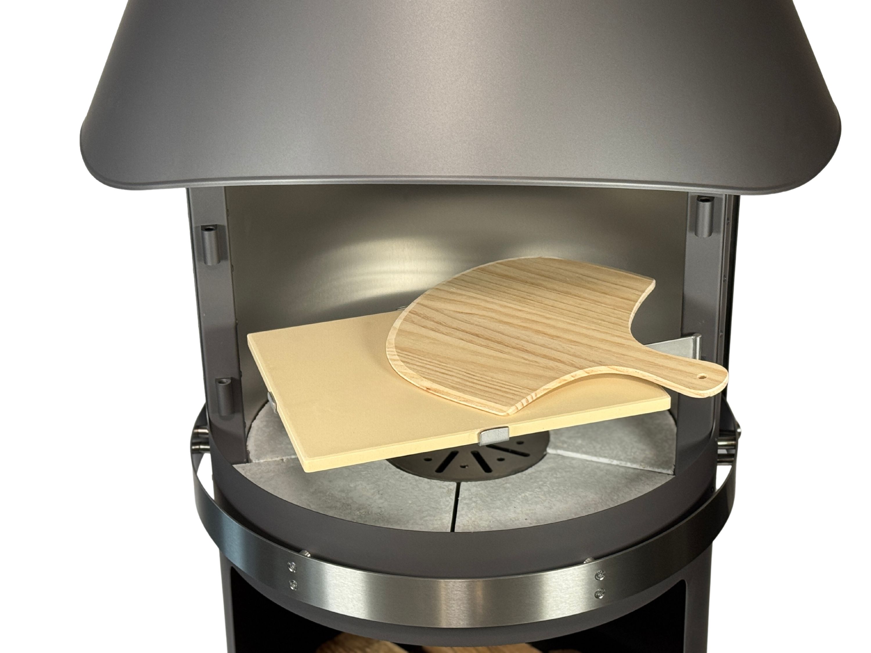 Pizzastein eckig Firestar Grillkamin DN 800
