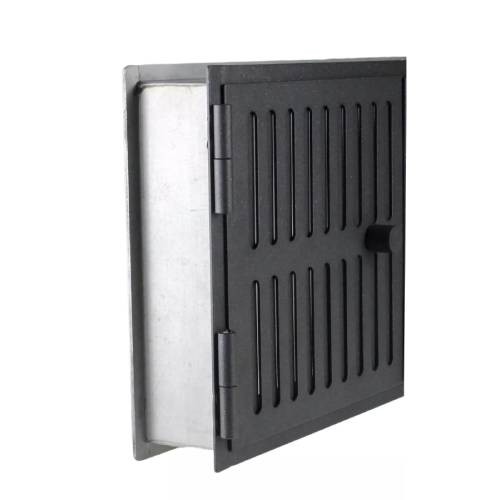 Rohrtür Lüftungsgitter 23 x 23 cm, einflügig