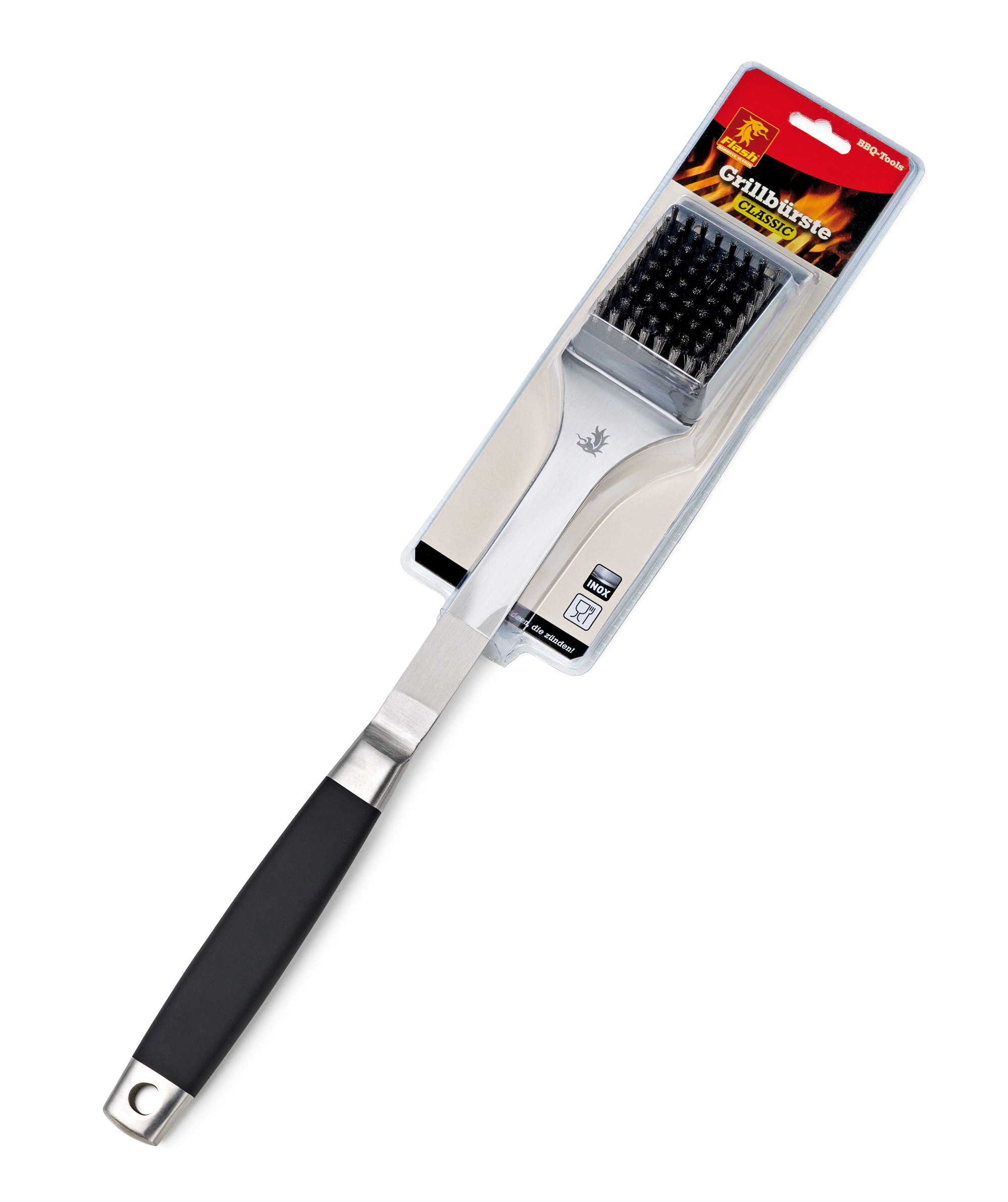 Flash Grillbürste Classic Grillbürste mit ABS Griff