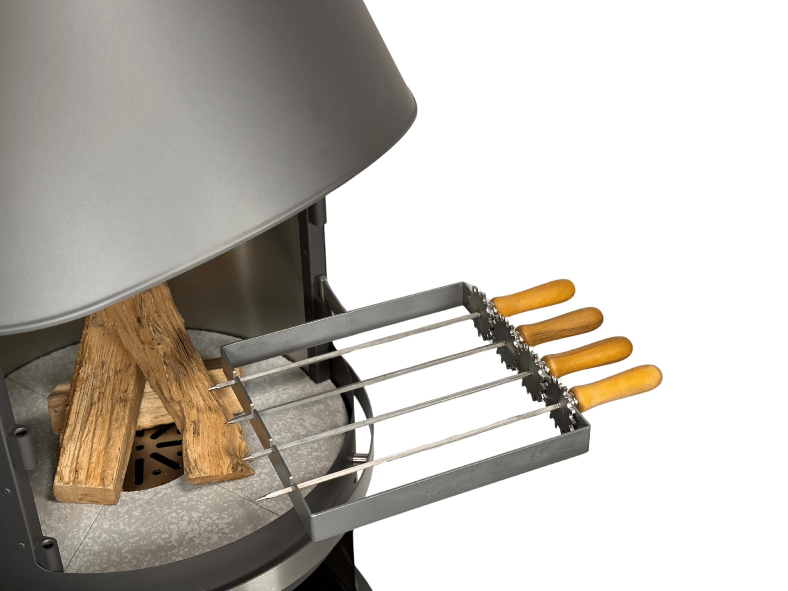 Grillspieße für Grillkamin Firestar DN 550