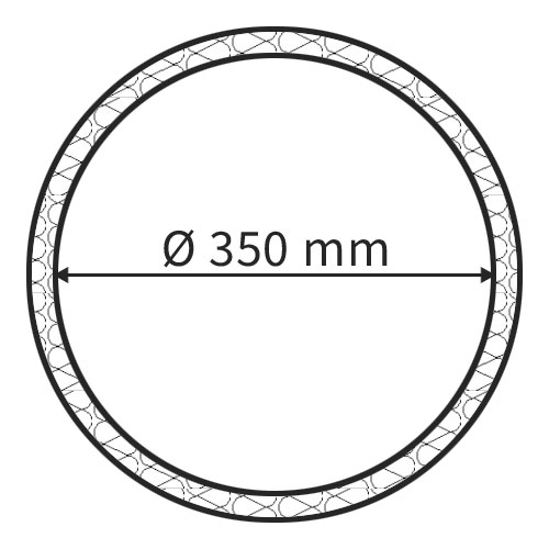 Stützfuß Edelstahl verstellbar 600-1000 mm doppelwandig - eka complex D 25