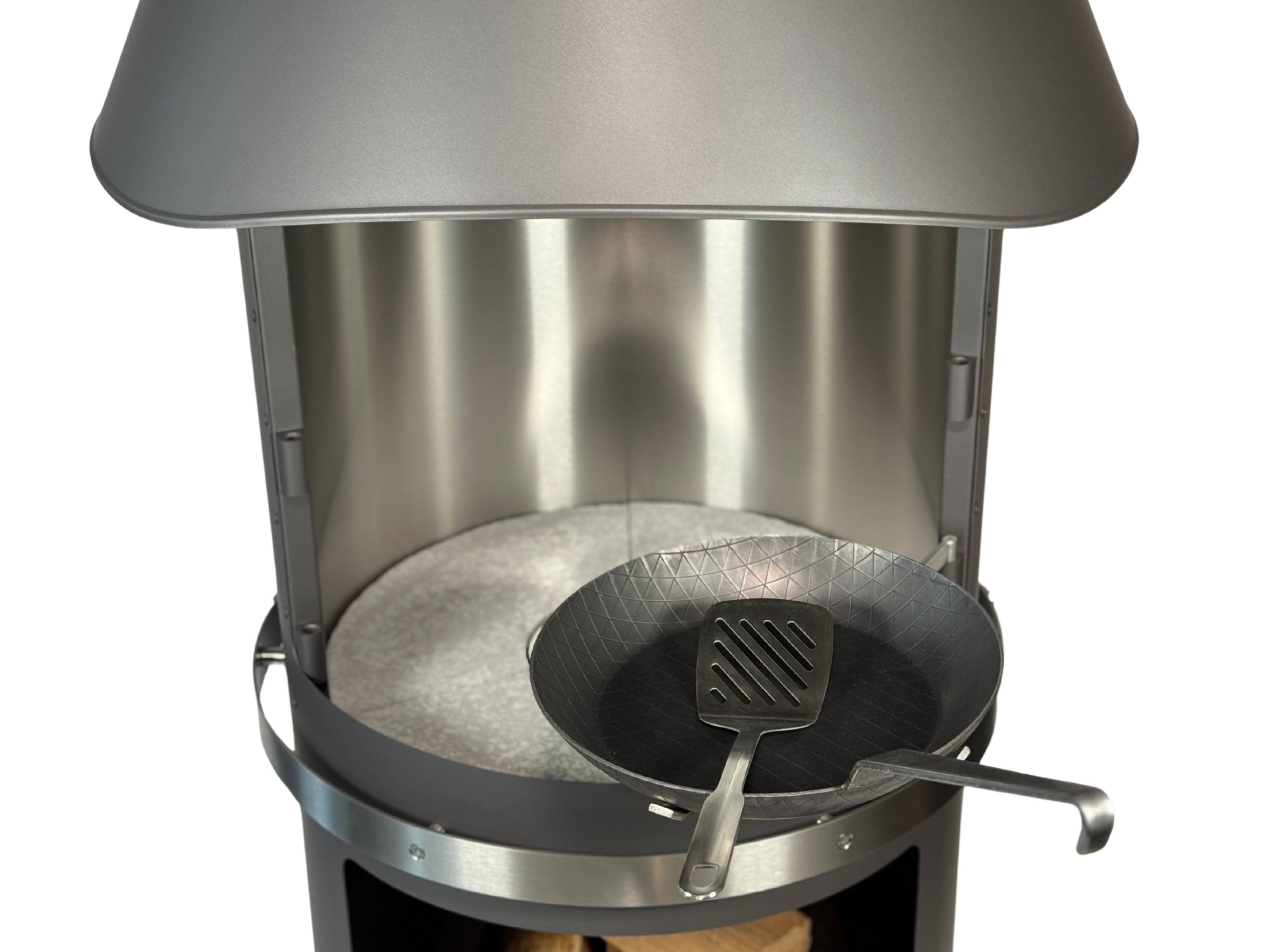 Schmiedeeisenpfanne Ø28cm Firestar Grillkamin 800