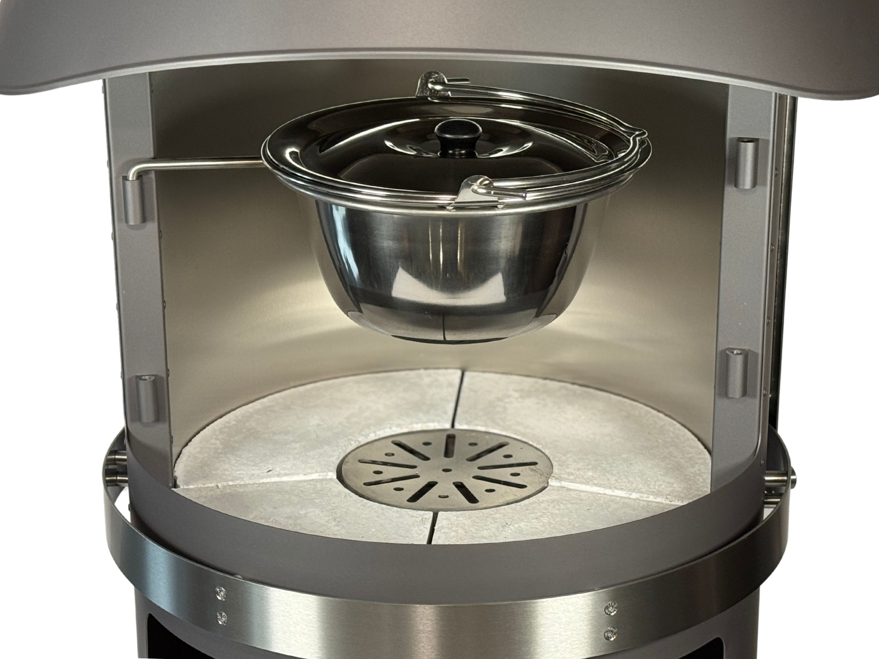 Gulaschtopf Edelstahl Grillkamin Firestar 550