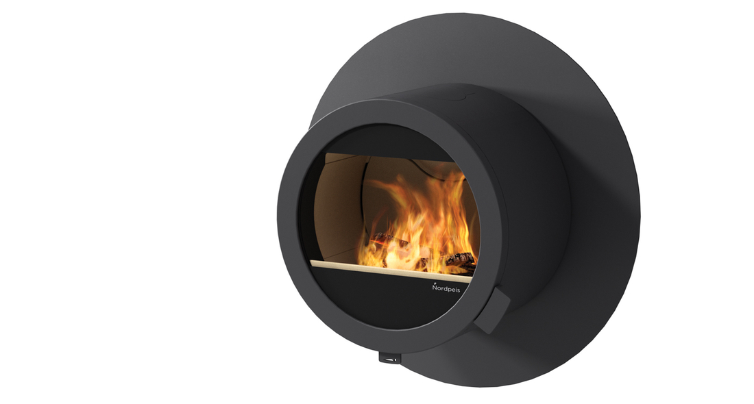 Kaminofen Nordpeis ME Wand 5,8 kW schwarz