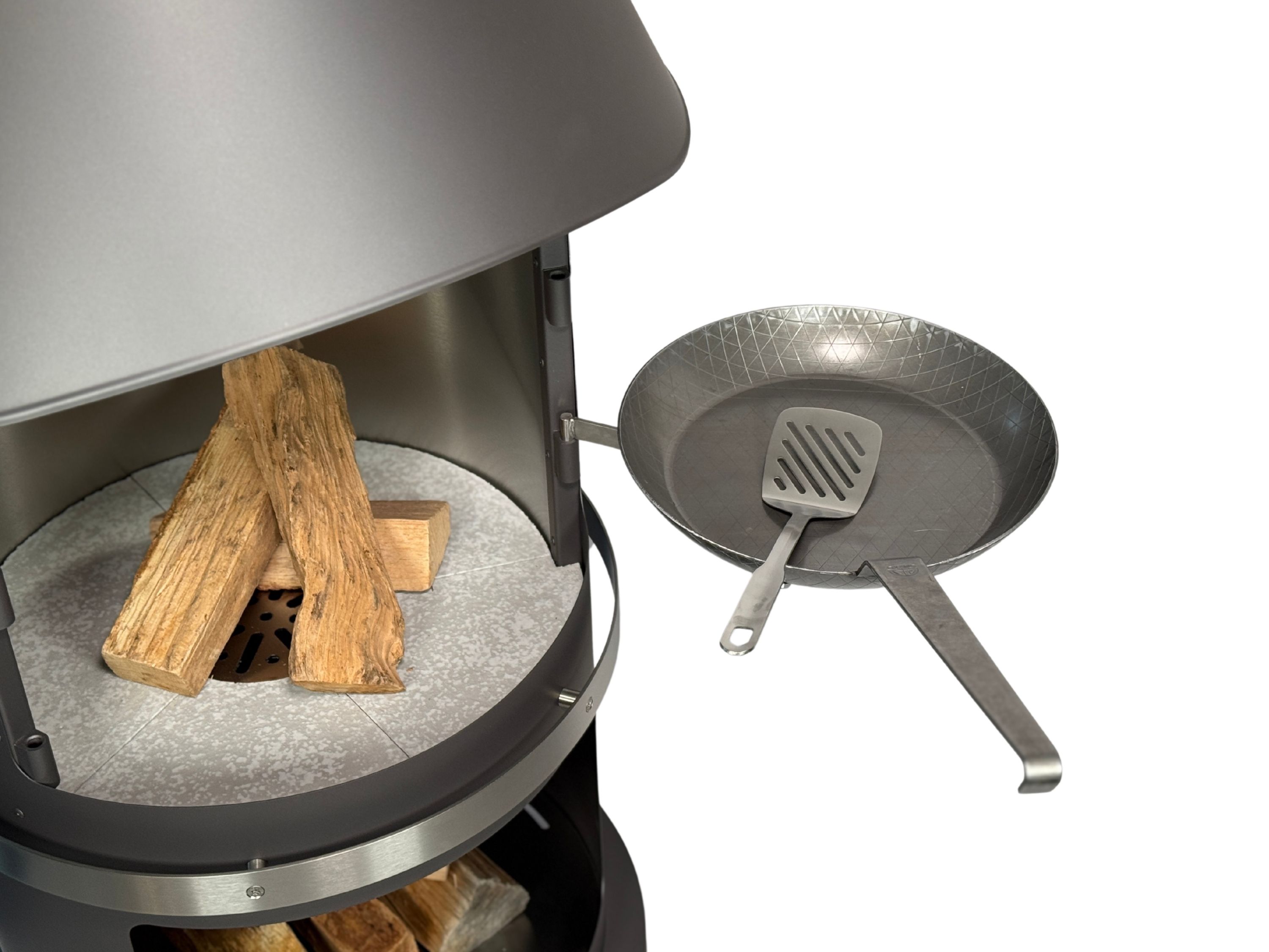 Schmiedeeisenpfanne Ø32cm Firestar Grillkamin DN 550