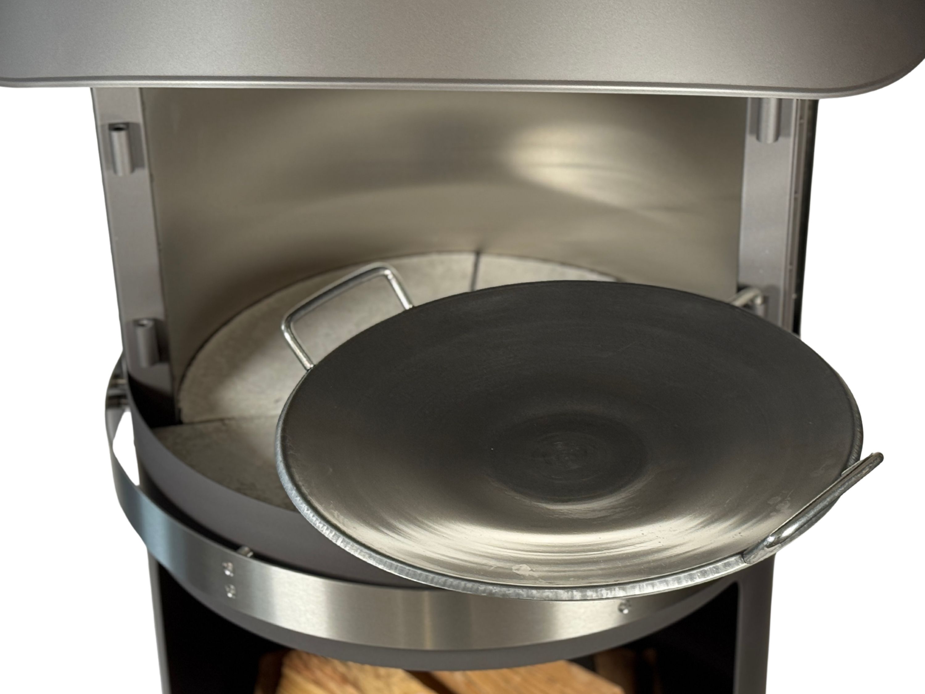 Steakpfanne Stahl Ø45cm Firestar DN 800 Grillkamin