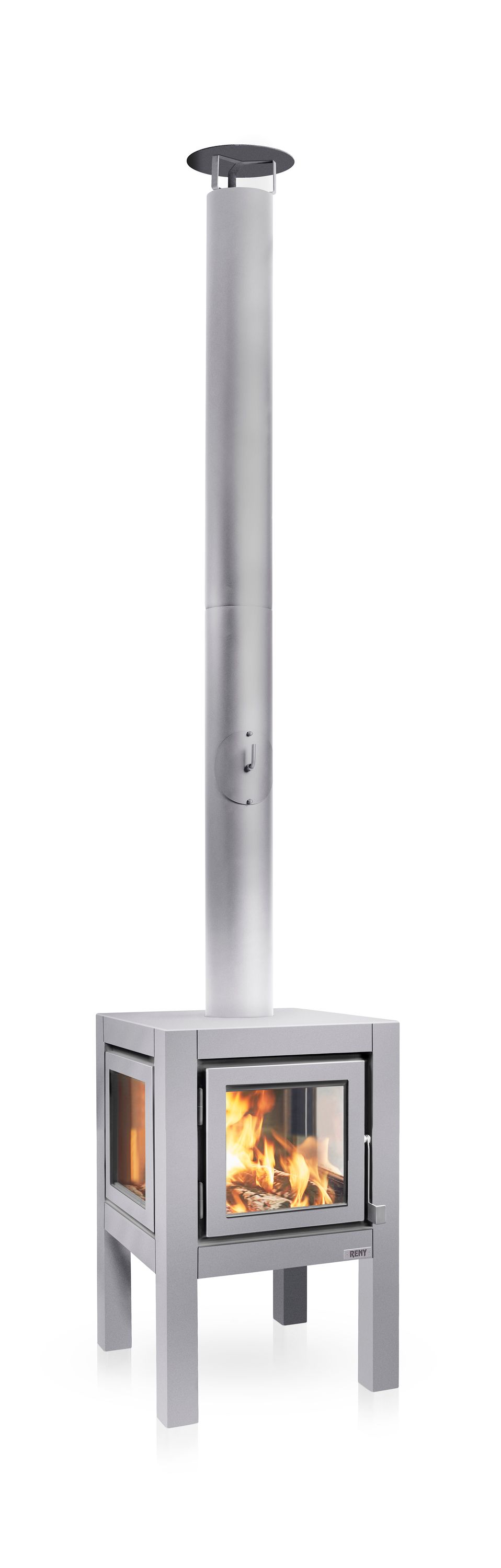 Terrassenkamin Edelstahl RB73 QUARUBA L – matt