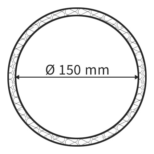 Stützfuß Edelstahl verstellbar 600-1000 mm doppelwandig - eka complex D 25
