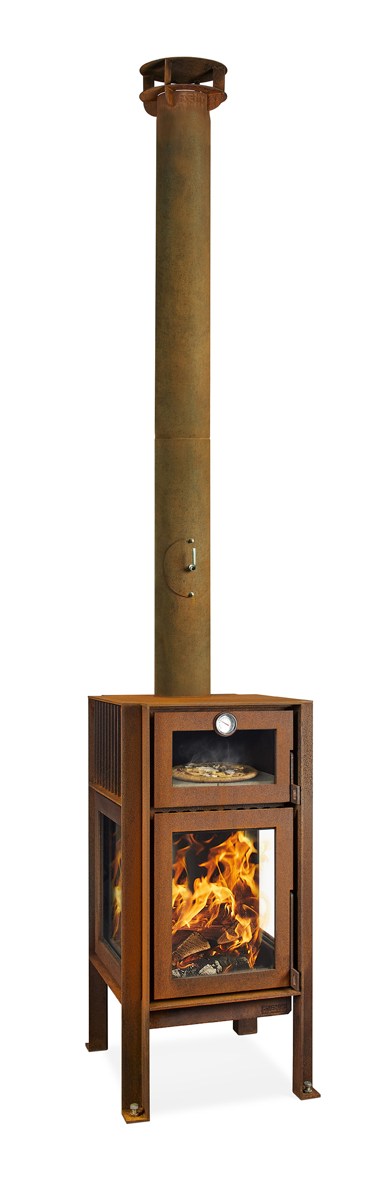 Terrassenkamin Cortenstahl RB73 QUERCUS