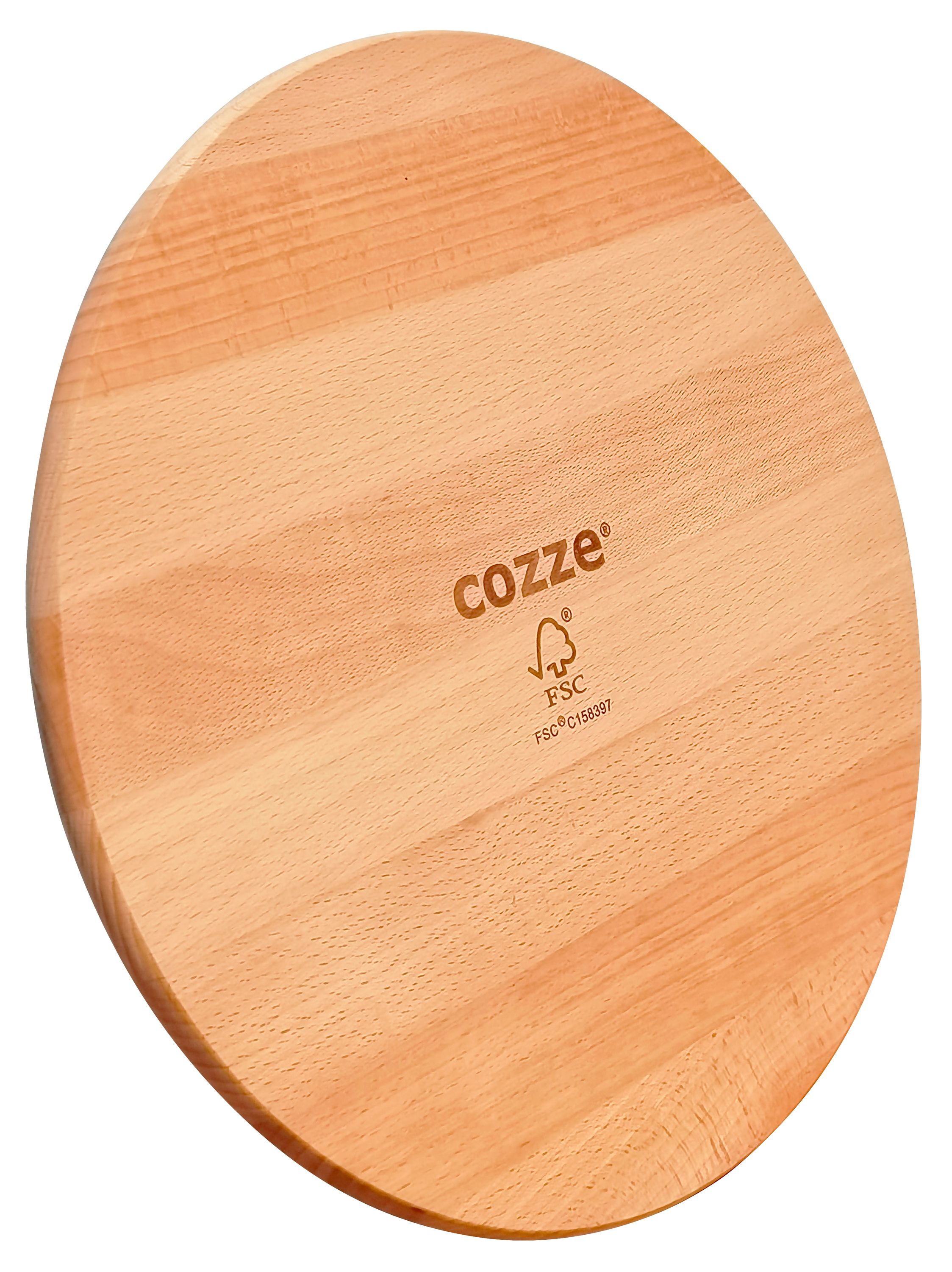 Cozze Pizzabrett Ø 350x12 mm Buchenholz