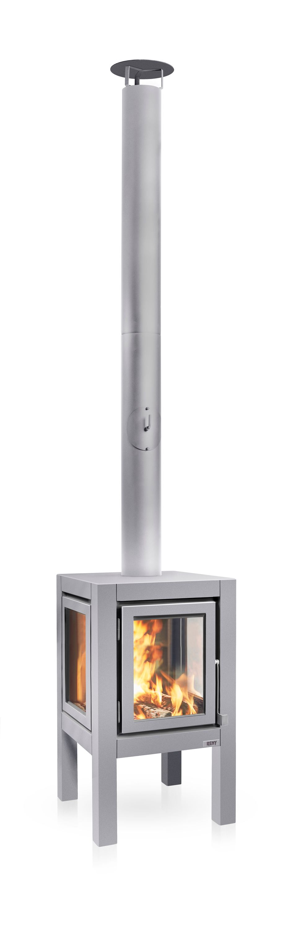Terrassenkamin Edelstahl RB73 QUARUBA XL – matt