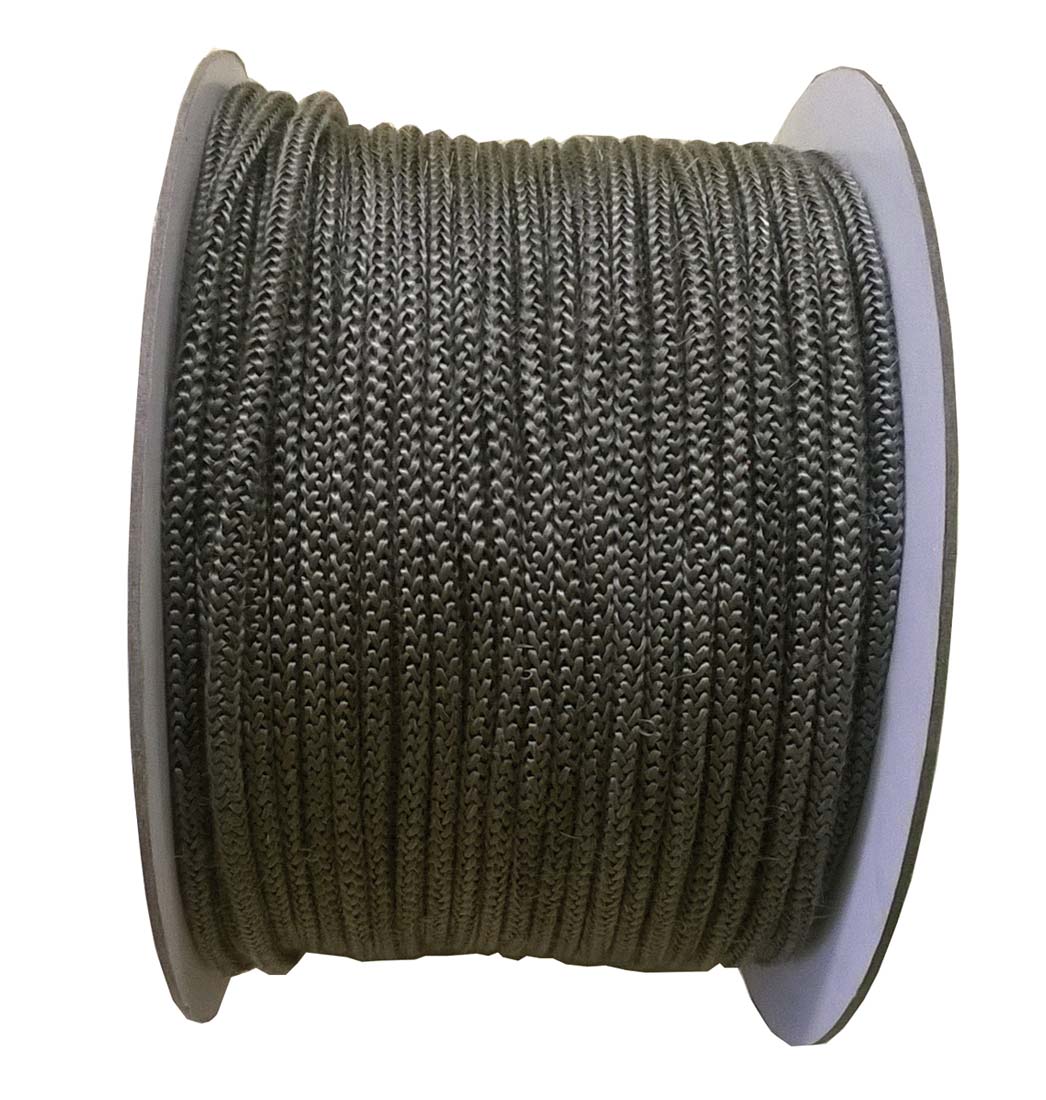 Ofendichtung mit Keramiküberzug Ø 10 mm, dunkelgrau